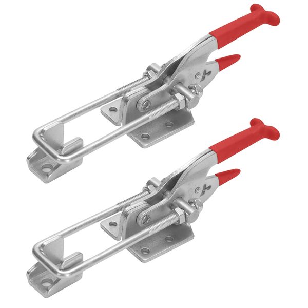 

2pcs 4001 steel toggle clamp clip latch locking catch for drawer toolbox box tool
