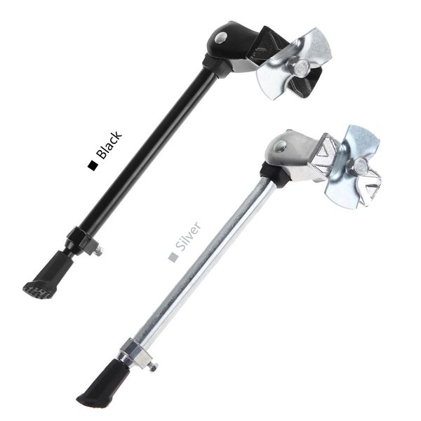 

adjustable 28-36cm bicycle kickstand parking rack mtb bike support side kick stand foot brace 22''-26'' bicycle accessor
