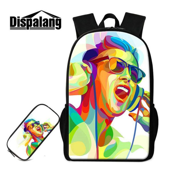 

schoolbag for teenage girls boys musical note pattern backpack with pencil case for children large capacity rucksack kid rugtas