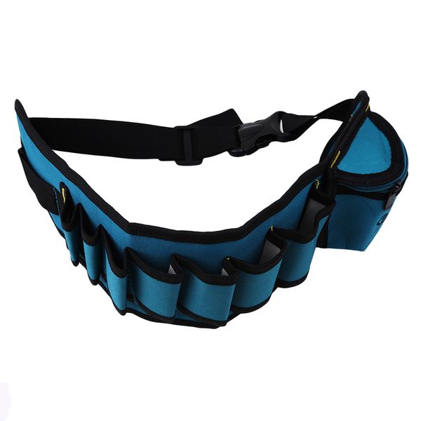 

1pc oxford waist pack portable tool bag electrician wrist tool belt screws nails drill bits holder repair tools pockets