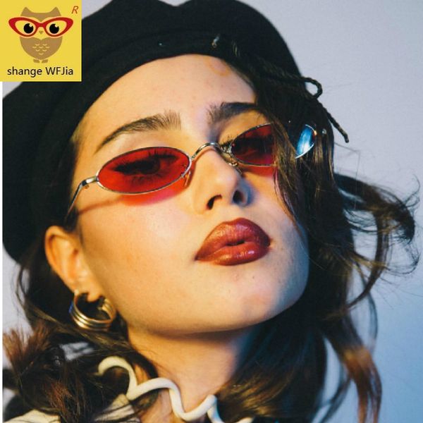 

small oval steampunk sunglasses men 2020 retro brand gafas de sol vintage sunglasses women okulary sunglss, White;black
