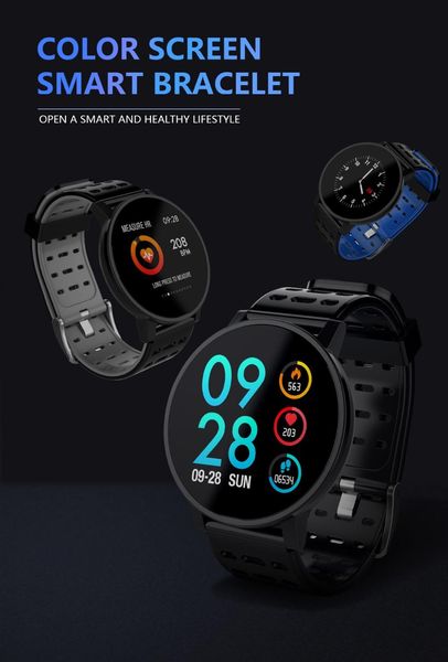 

new t3 smart watch waterproof activity fitness tracker hr blood oxygen blood pressure clock men women smartwatch pk v11 p70