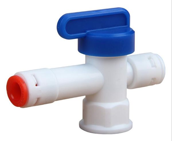 

new 10piece 1/4" plastic fast fittings tank switch adapters water purifier parts for ro reverse osmosis system water filters connector