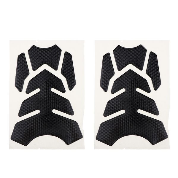 

2 шт крышка топливного бака танк pad декаль наклейки-черный подходит для мотоциклов