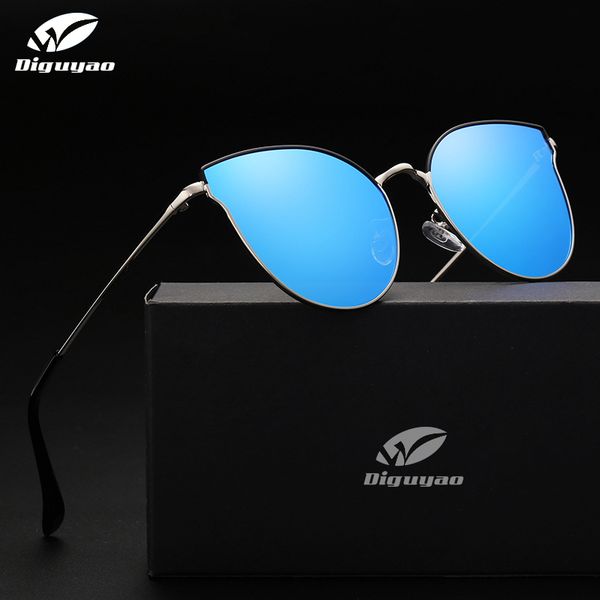 

retro cat eye sun glasses for women 2019 vintage polarized sunglasses women uv400 accessories, White;black