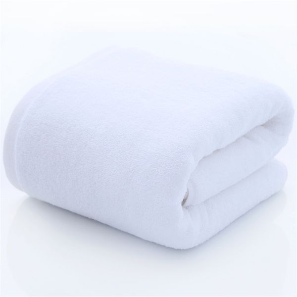 

70*140cm increase thickening men and women cotton soft absorbent beauty salon bed white bath towel