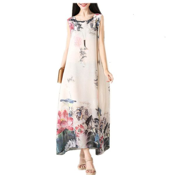 

длинные платья женские платья плюс размер урожай цветочные женщины повседневная длинные сыпучие summer beach party dress elegant vestidos од, Black;gray