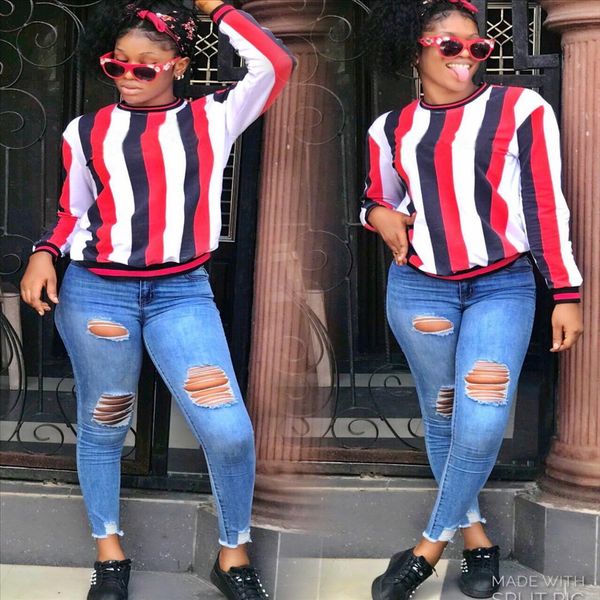 

h1073 striped h1073 women's ribbon striped ribbon sweater dress sweater women's dress, White