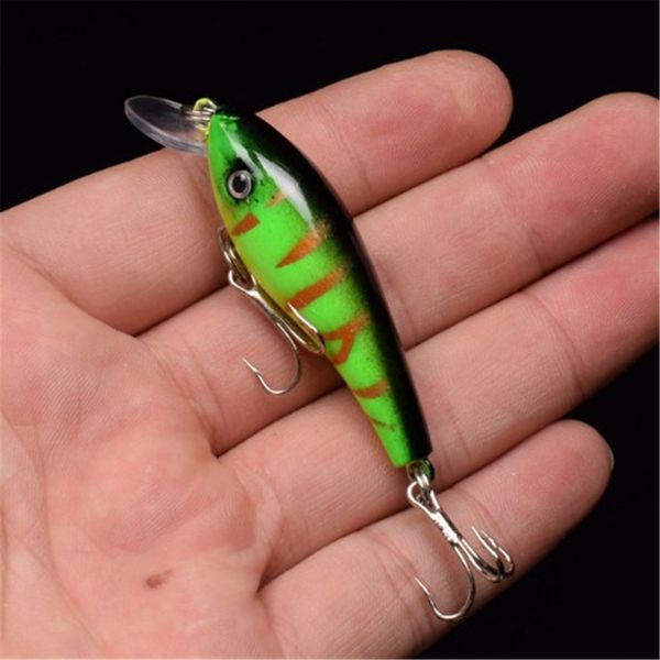 

1pcs 5.7cm/4.5g bionic 3d eyes minnow fishing lure hard aritificial wobblers crankbait peche bass plastic baits pike carp lures