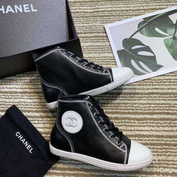 

2019 new arrivals womens fashion luxury platform shoes flat casual walking casual sneakers white black shoes real leather size 35-40