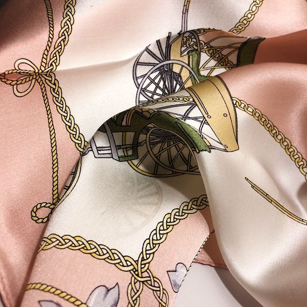 

4pcs women silk scarf brand silk scarf women letter shawl scarf fashion neck ring christmas gift whole250f, Blue;gray