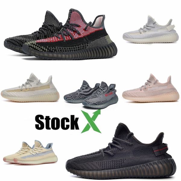 

new womens and mens casual shoes kanye west sports running shoes sneakers black grey white eu 35-44 #dss565