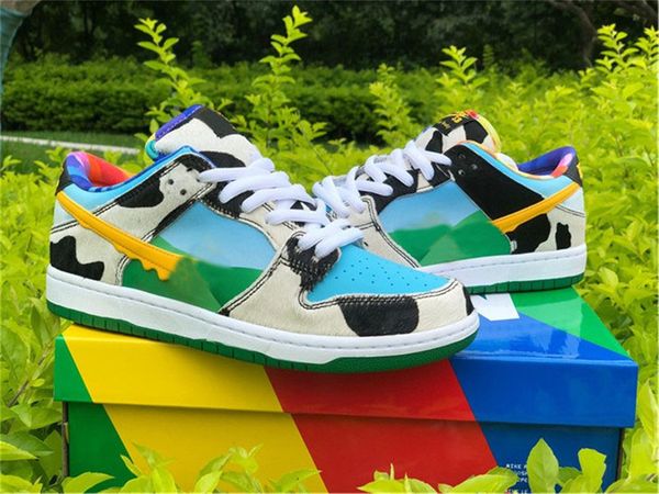 

new authentic ben x sb dunk low chunky dunky jerrys packaging mens white lagoon pulse-black-university gold running shoes sneakers