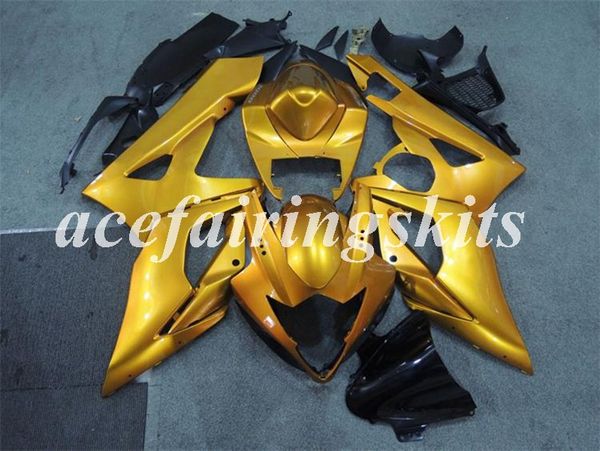 

4gifts new abs motorcycle full fairings set fit for suzuki gsx-r1000 k5 2005 2006 05 06 bodywork set custom gold