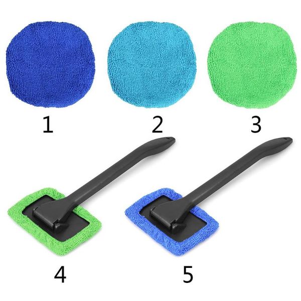 

microfiber long handle car wash brush auto window clean car window windshield cloth clean tools washable shine handy vodool