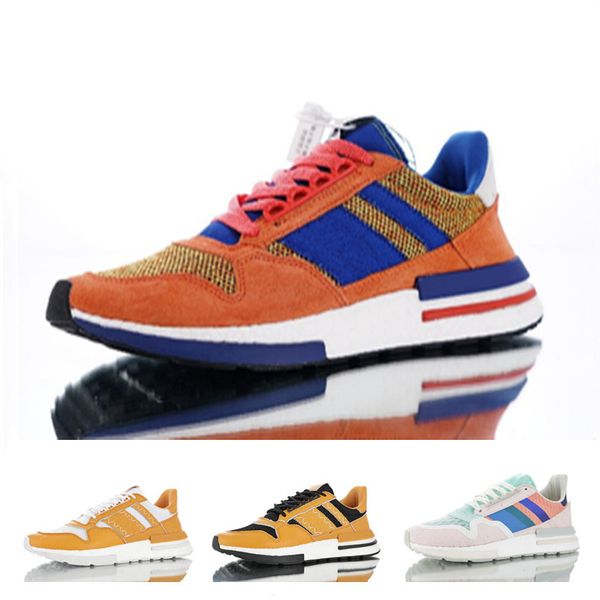 

2019 designer hender scheme x brown white son goku ball z sports running shoes original zx500 men wome sneakers 36-45