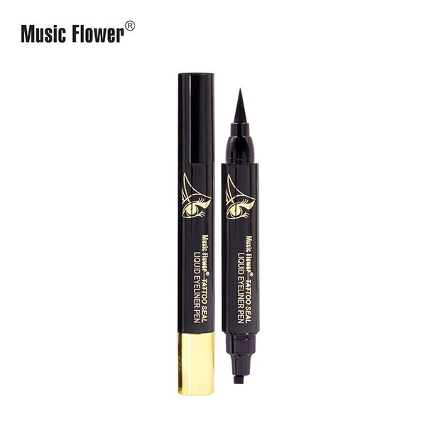 

music flower charm curling seal eyeliner lasting color waterproof not blooming eye makeup beauty care delineadore