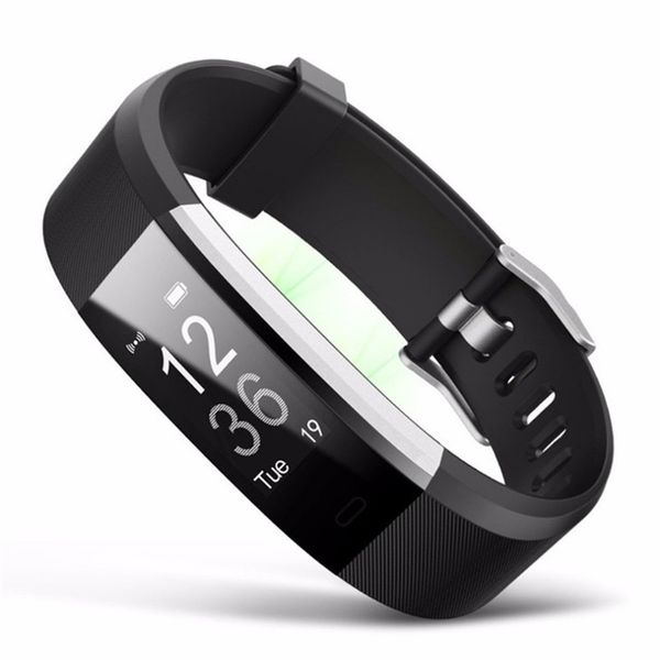 ID115 PLUS GPS Smart Bracciale Cardiofrequenzimetro Impermeabile Smart Watch Fitness Tracker Sport Smart Orologio da polso per IOS Android iPhone