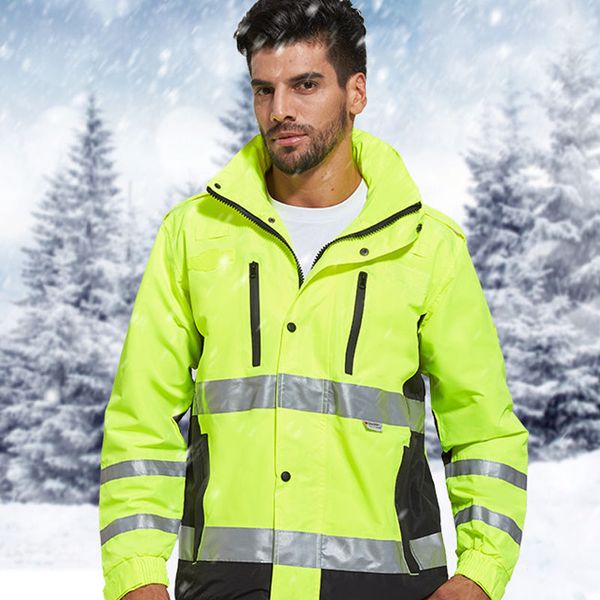 

safety equipment work wear safety clothing work jacket uniform clothes men thicken oxford waterproof/windproof/snow-proof, Black;brown