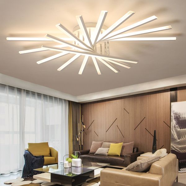 

new arrival modern led ceiling chandelier lights for living room bedroom dining study room aluminum led chandelier lamp fixtures