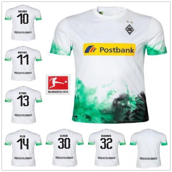 

2019 2020 borussia monchengladbach soccer jerseys plea stindl raffael elvedi drmic ginter custom home 19 20 and kids football shirt, Black