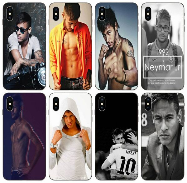

tongtrade] neymar cool case for iphone 11 pro max x xs xr 8s 7s 6s plus samsung s10 a8 plus huawei p9 p8 lite htc u11 plus drop proof case