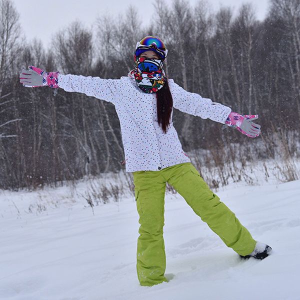 

outdoor winter womens ski suits jacket snowboard sportswear lady professional skiing waterproof breathable sets snow pants women