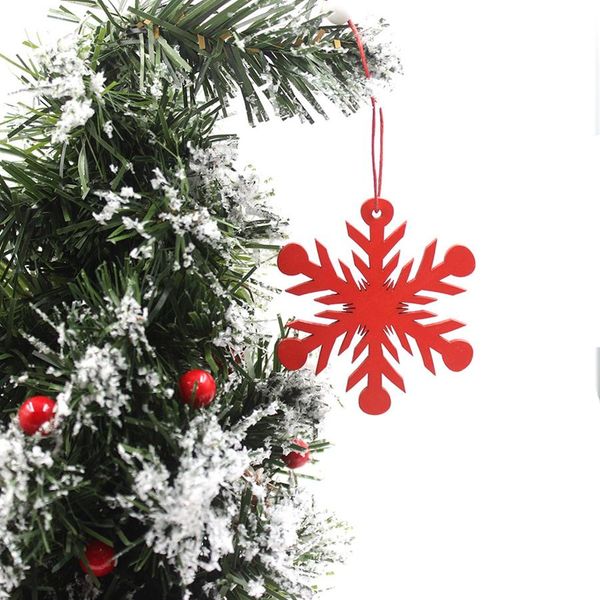 

christmas snowflake hanging diy craft christmas tree pendant snowflake handicraft home xmas party decoration fa3299