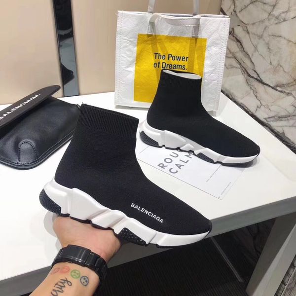 

2019 peed trainer neaker men women black red ca ual hoe fa hion ock neaker 13 balenciaga 13 boot ize 36 45