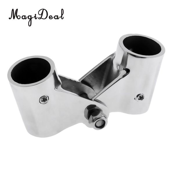 

316 stainless steel boat bimini / hand rail fittings foldable swivel tube connector 0.79"/0.87"/1" for canoe kayak boat
