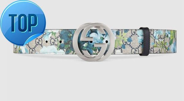 

2019 gift cry tal feline head bloom belt nake bee dragon tiger head feline buckle authentic official bloom belt with g buckle with box