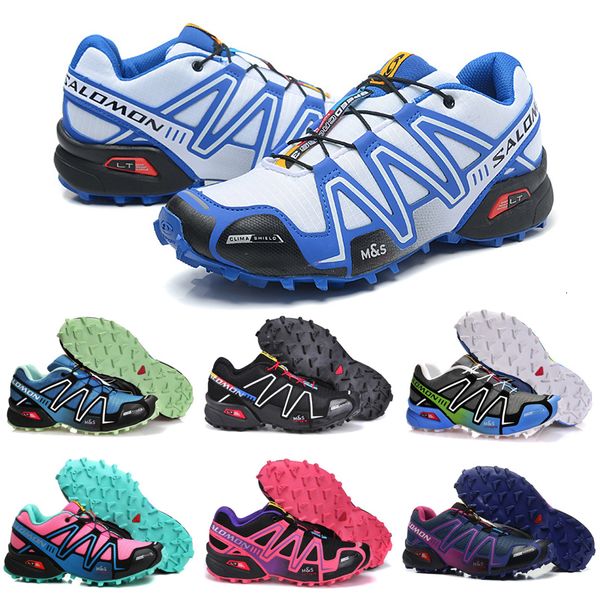 

salm speedcross 3 cs trail running shoes black blue pink speed cross iii women mens trainer waterproof outdoor sports sneakers wholesale