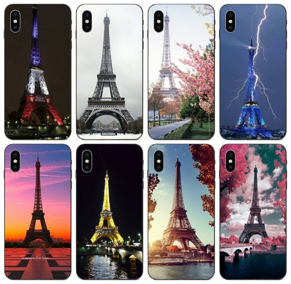 

[tongtrade] eiffel tower design case for iphone 11 pro max x xs xr 8s 7s 6s 5 se galaxy a40s a50s huawei mate 8 9 xiaomi mix 2 soft tpu case