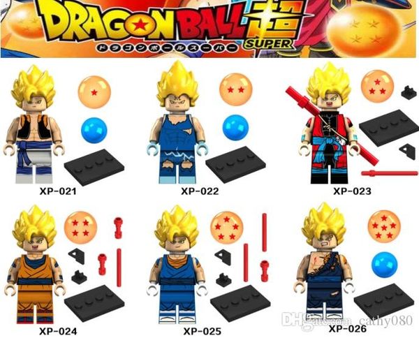 

dragon ball figures kakarotto goku building blocks sets kids gifts
