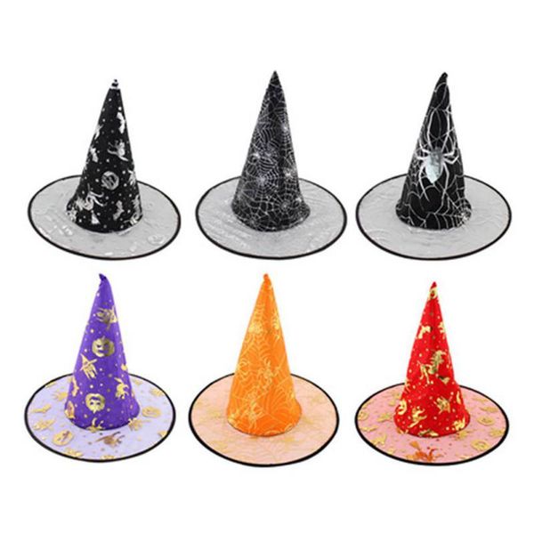 

witch hats masquerade ribbon wizard hat kids cosplay costume accessories halloween decoration party hat fancy dress decor