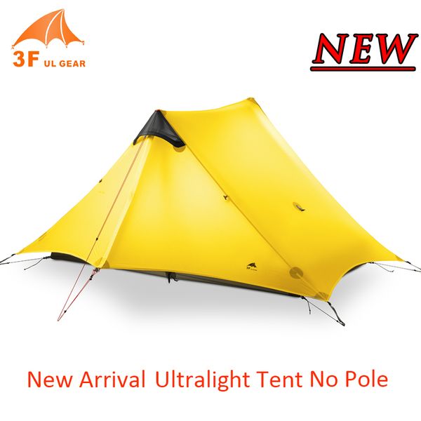 

3f ul gear lightweight backpacking tent brand ultralight outdoor hiking travel camping fishing 1-2 person sleeping tent shelter
