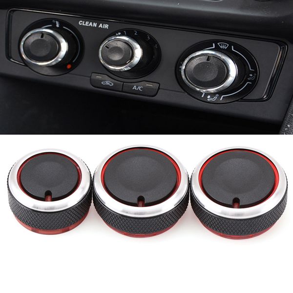 

3pcs car ac knob air conditioning heat control switch knob for polo 2004-2013