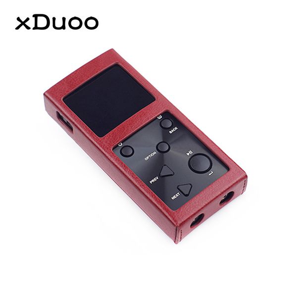 

original xduoo x3 mp3 leather case mp4 music player leather protective case accessories portable storage mp3 case for xduoo x3