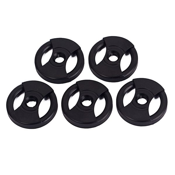 

5pcs phonograph turntable record adapter for 45rpm phonograph parts black