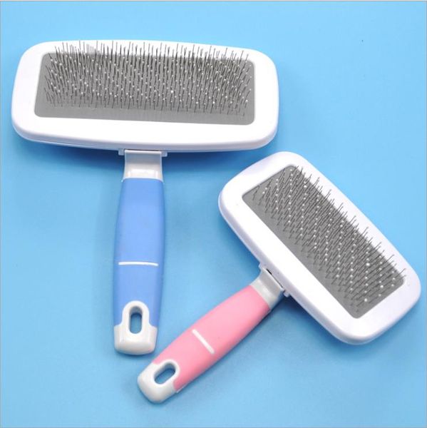 

2020 selling pet supplies dog comb non-slip handle pet needle brush small pet brush cleaning supplies