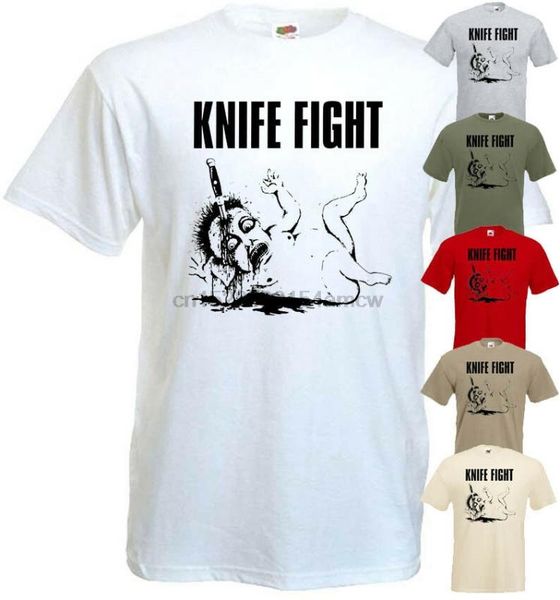 

knife fight v4 t-shirt hardcore punk grindcore noise all sizes s-5xl, White;black