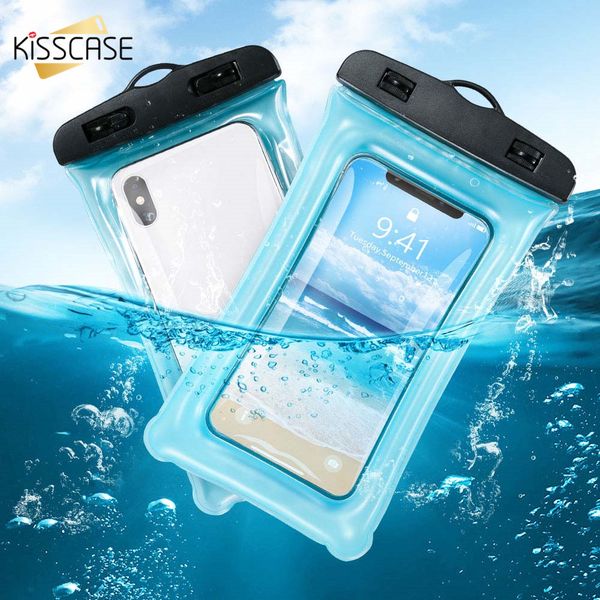 

kisscase universal waterproof case for redmi note 7 5 k20 pro k20 water proof phone case for samsung galaxy a70 a50 a40 a30 a60