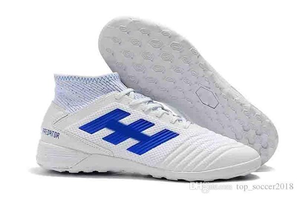 

new mens high football boots predator 19.3 md firm ground zidane beckham soccer cleats predator 19 ic tf indoor turf soccer shoes