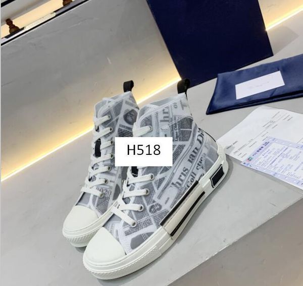 

high-quality b23 oblique high low sneakers obliques technical leather flowers technical outdoor canvas shoes size 39, Black