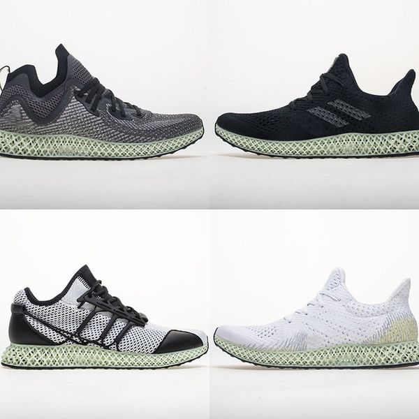 

2019 Новый Futurecraft 4D Мужская Дизайнерская Спортивная Обувь Черный Белый Оникс Аэро Мода Кроссовки Кроссовки С Коробкой