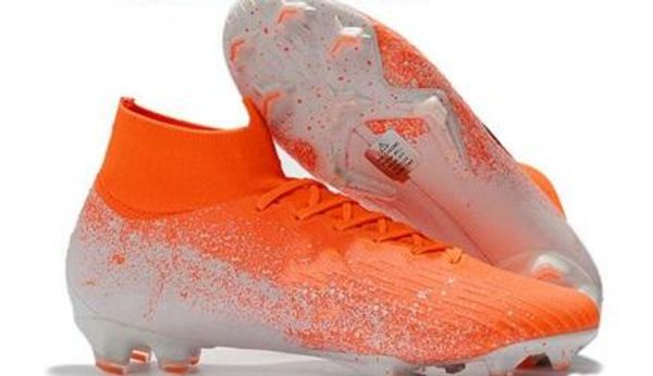 

2019 men outdoor shoes superfly elite cr7 se fg cleats crampons de boots mercurial superfly vi 360 neymar ronaldo shoes