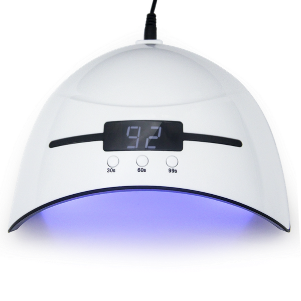 

lke uv led nail lamp for nail 120w uv gel drying lamp with lcd display smart sensor timing led for all kinds of gel