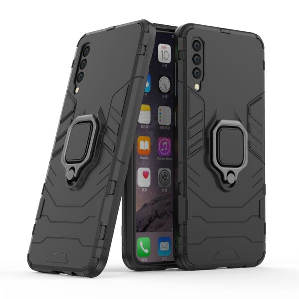 Anel Holder Kickstand Cover Case Armor Rugged Dual Layer para Samsung Galaxy Note 10 Pro Nota 10 A80 A90 A10S A20S A5S A5S 600 PCS / LOT