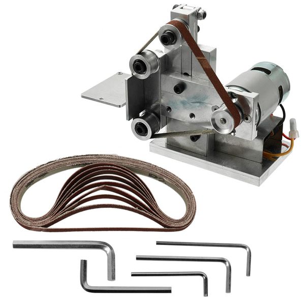 

110-240 многофункциональной мини электрического пояс sander grinder diy полировка шлифовальный станок cutter ребро точилки