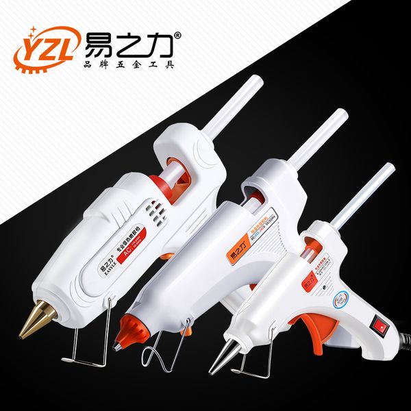

30w 80w 100w eu/ plug melt glue gun 7mm glue stick industrial mini guns thermo gluegun heat temperature tool